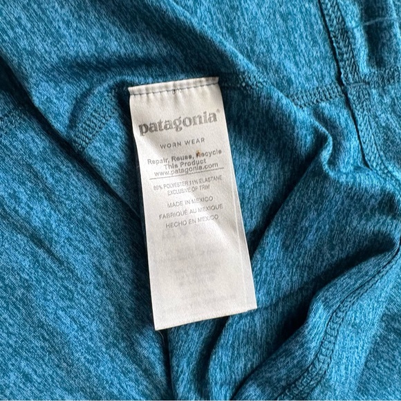 Patagonia seabrooke teal a line athletic skirt size small length 22 inches - Picture 5 of 9